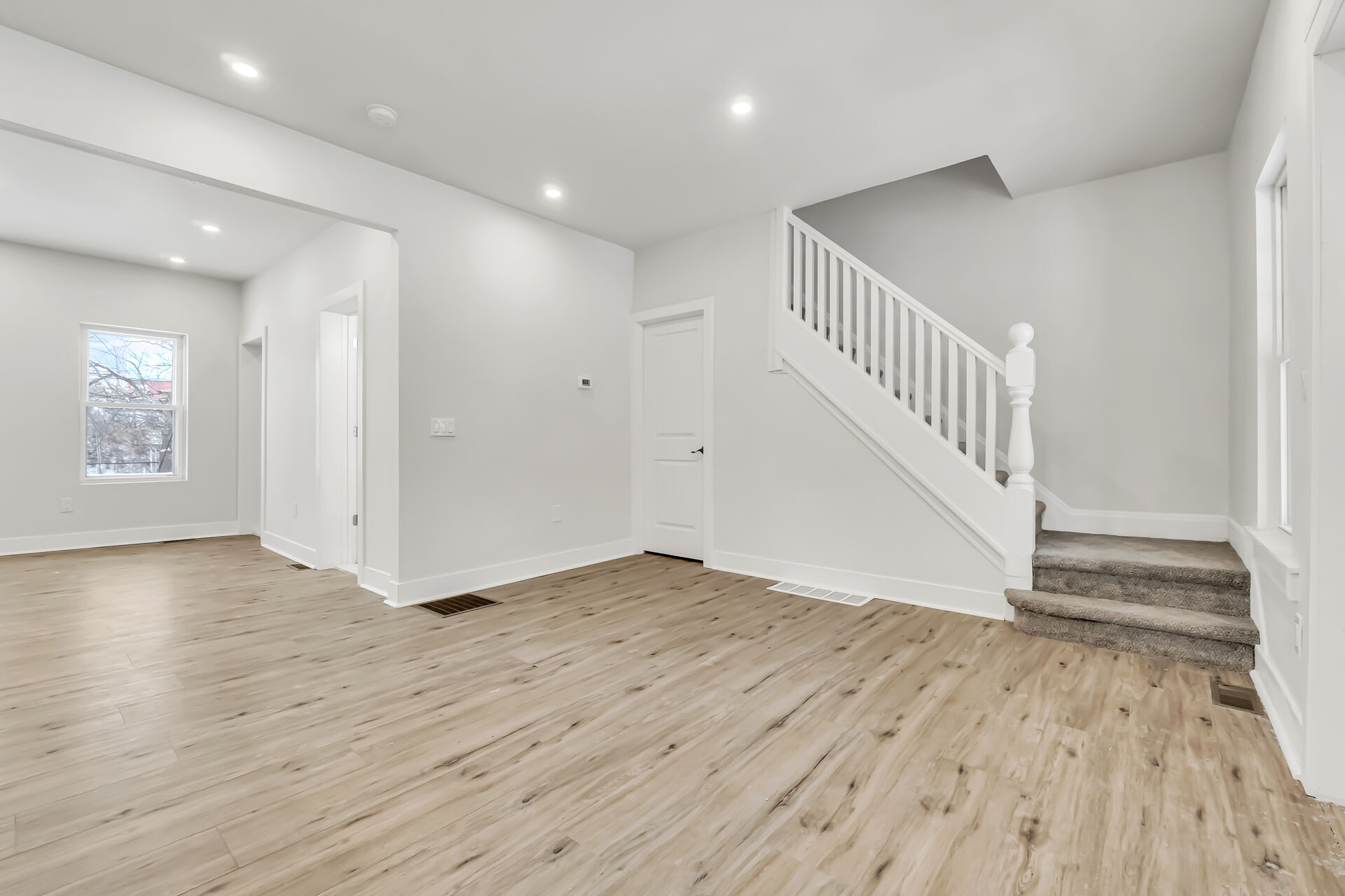 Entrance with stairs to second floor